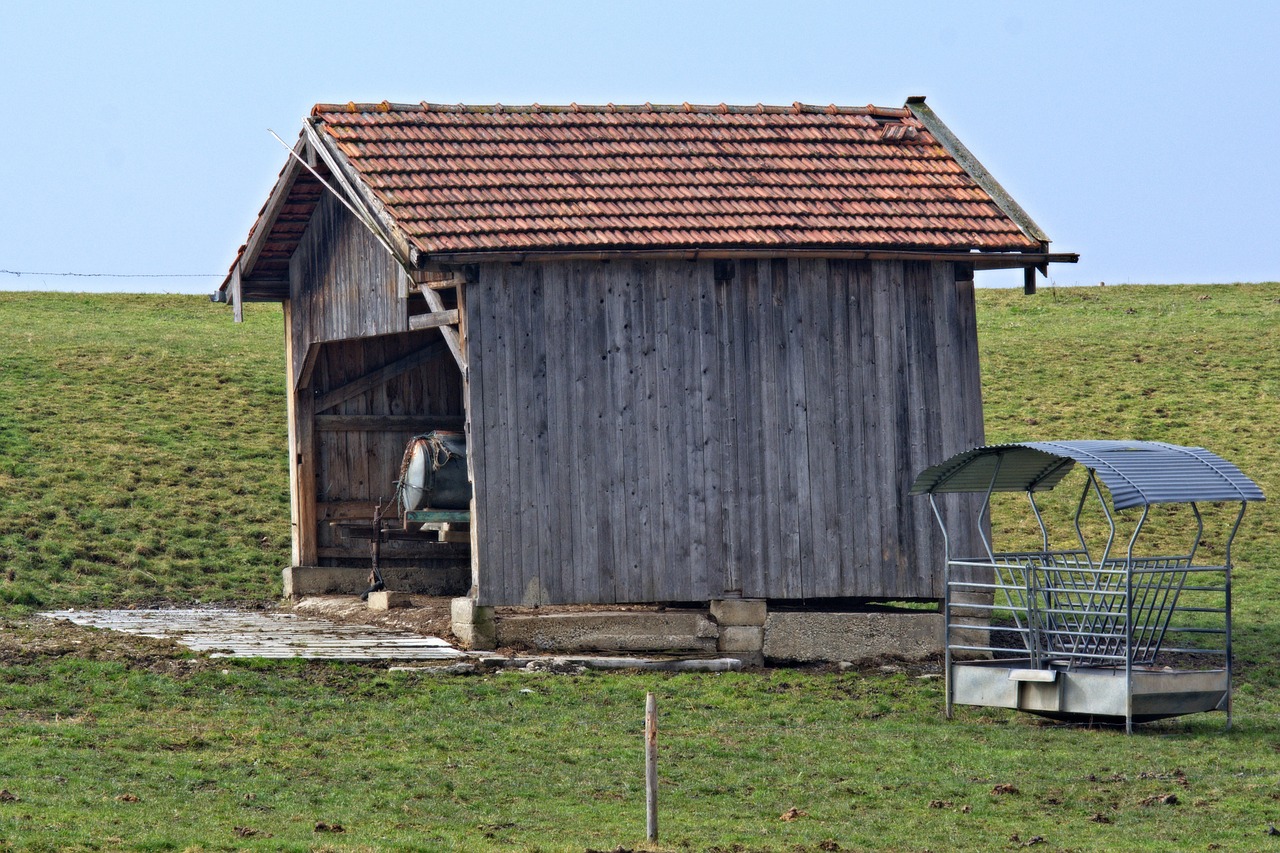 hut barn nature free photo