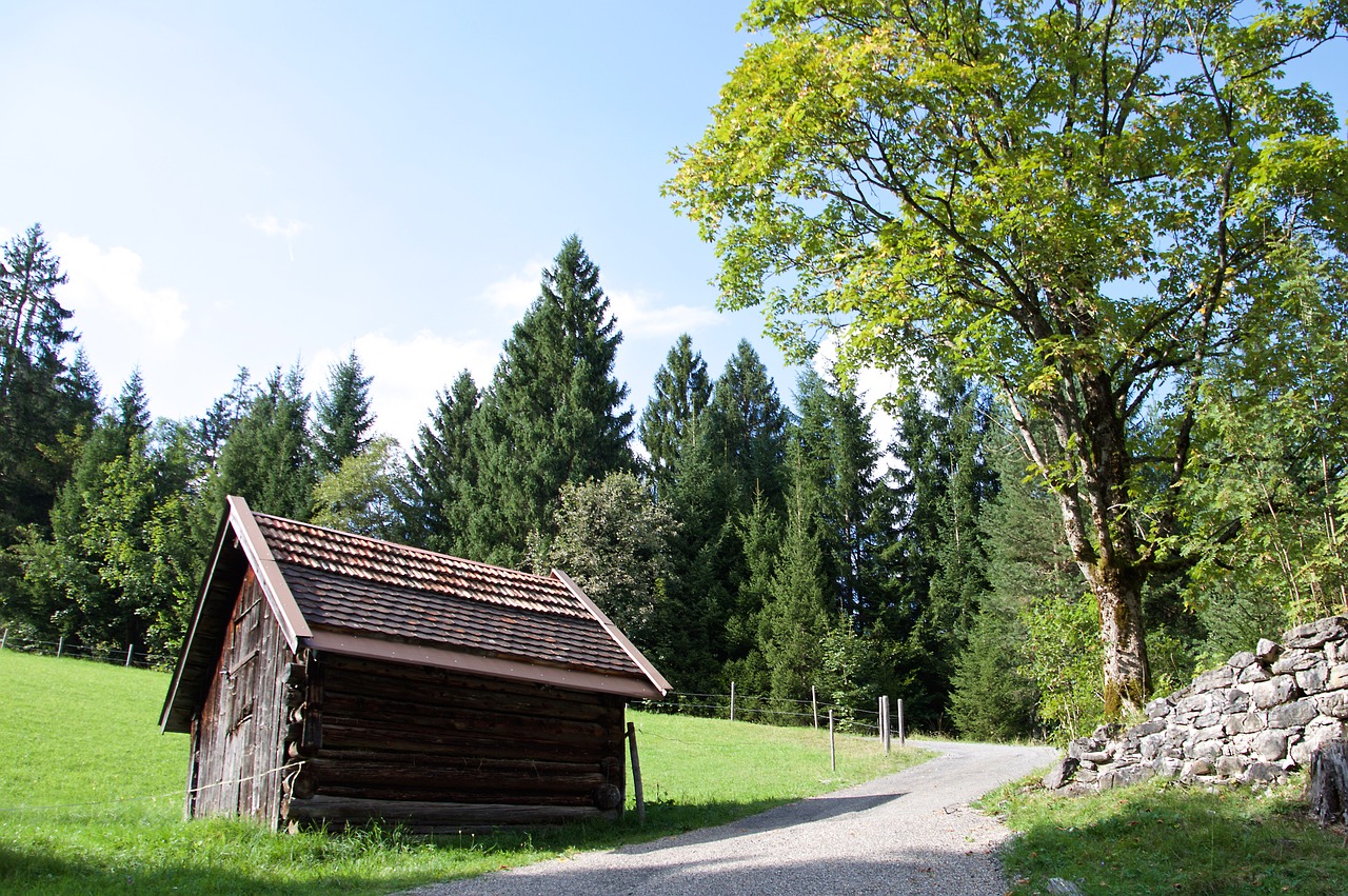 hut hike trail free photo