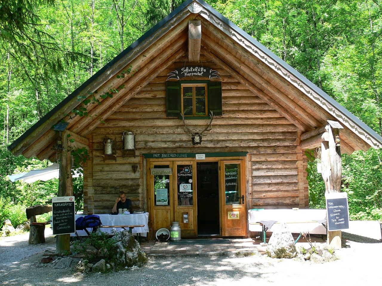 hut log cabin koppentraun free photo
