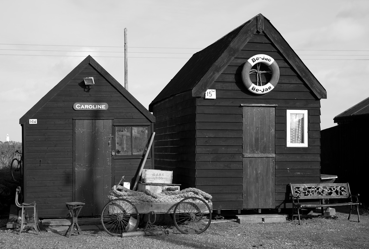 huts cabins shacks free photo