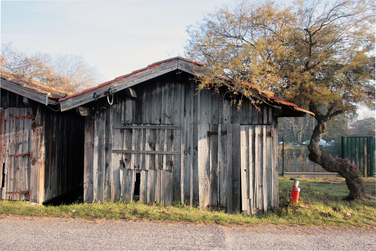 huts old  port  lanton free photo