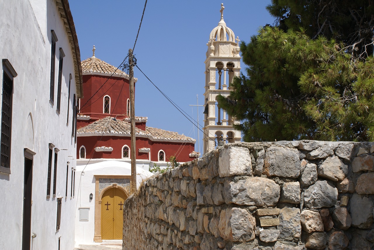 hydra greece orthodox church free photo