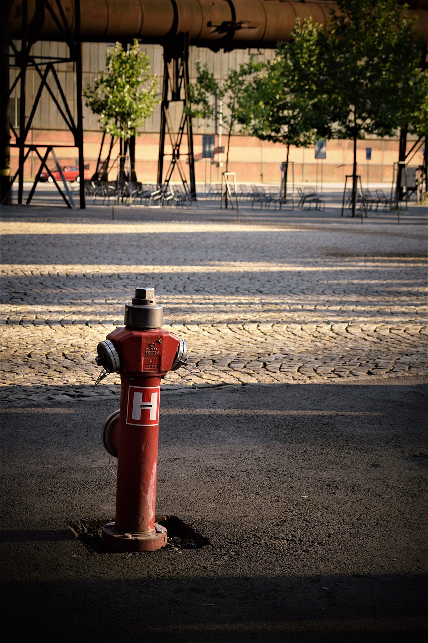 hydrant street paving free photo