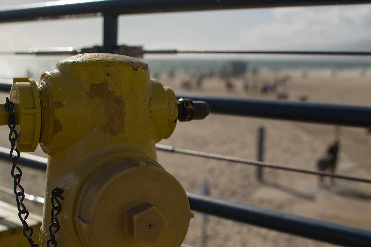 hydrant pier beach free photo