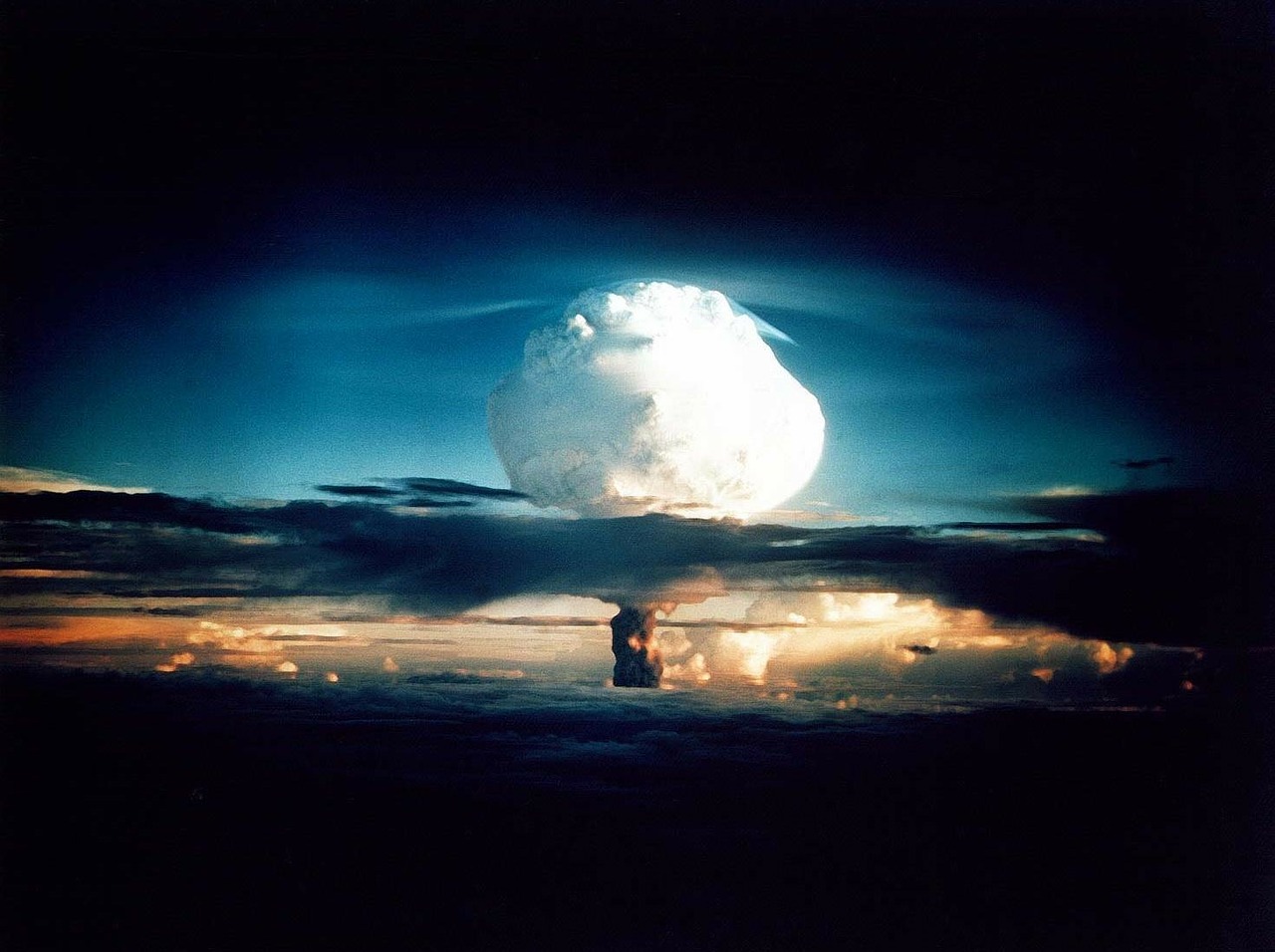 hydrogen bomb atomic bomb nuclear explosion free photo