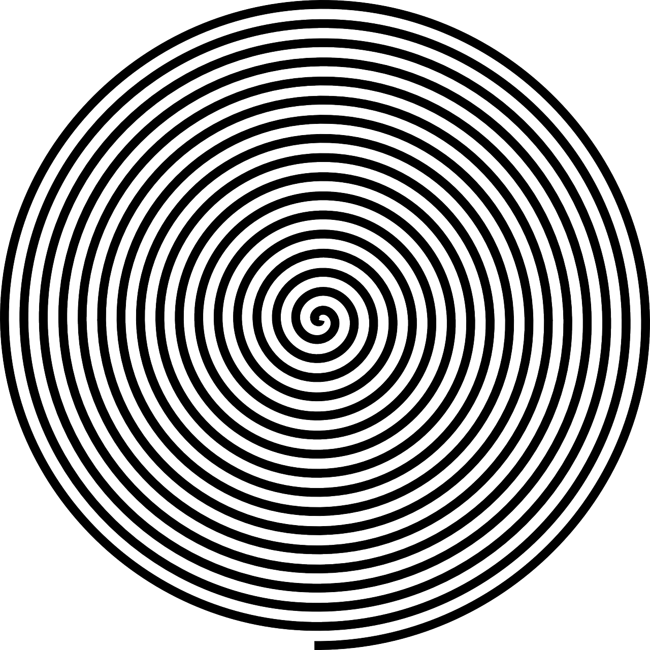 hypnosis spiral round free photo
