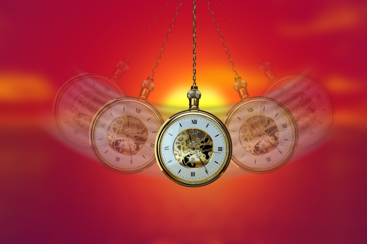 hypnosis  clock  pocket watch free photo