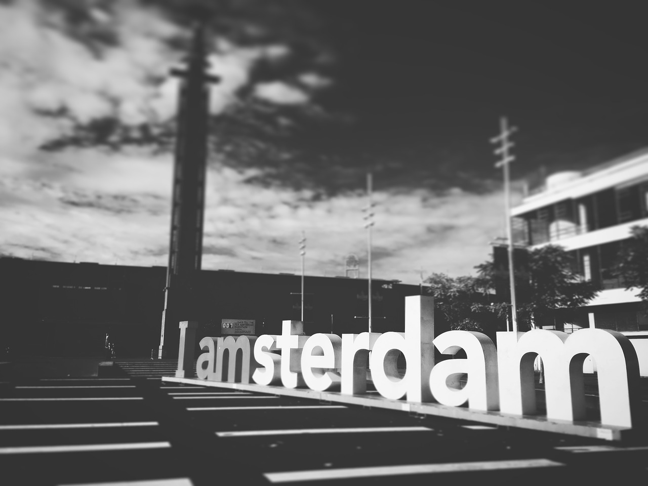 i amsterdam olympic stadium netherlands free photo