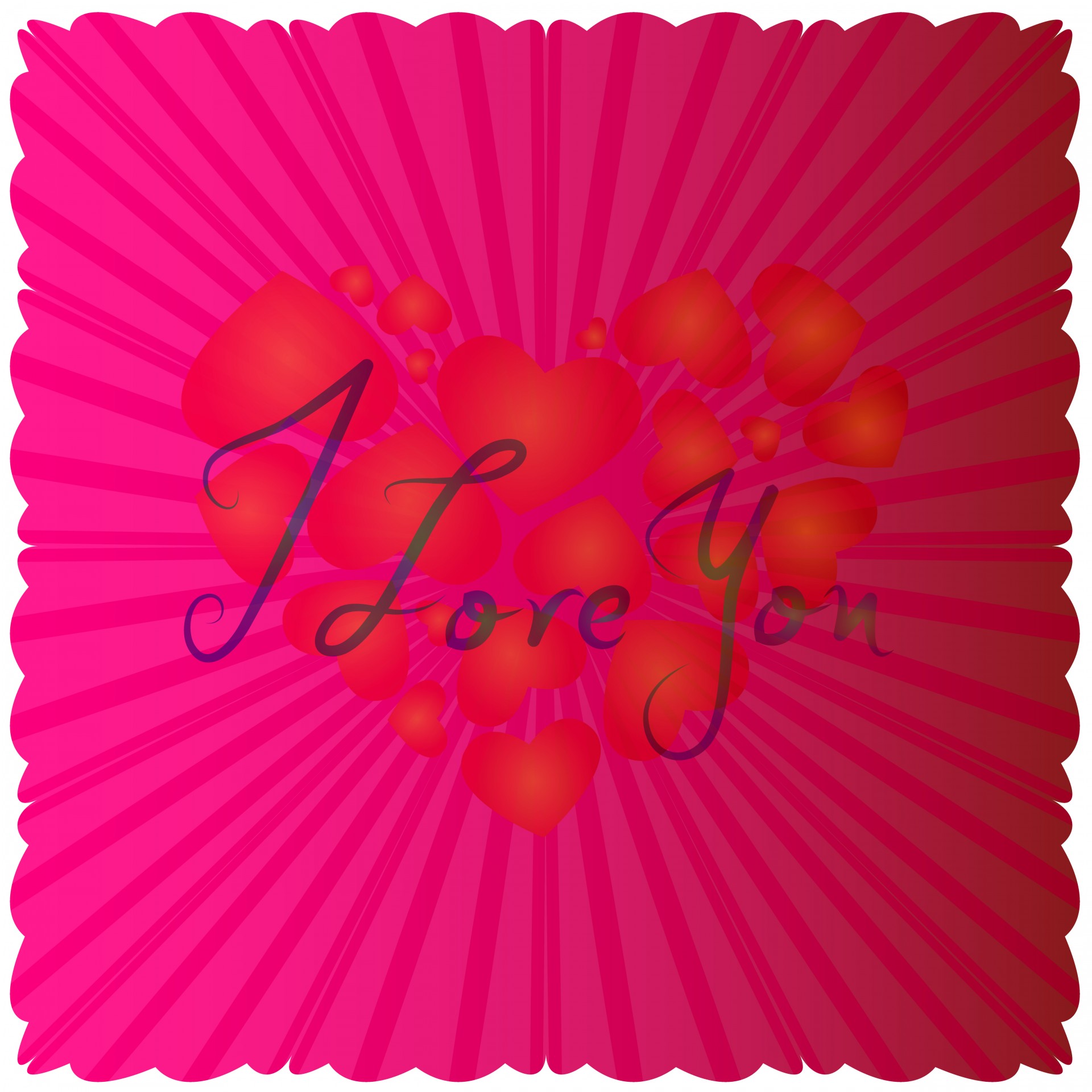 heart card background free photo