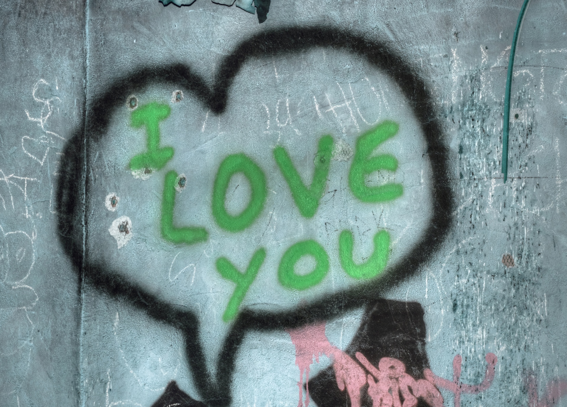 Граффити i Love you