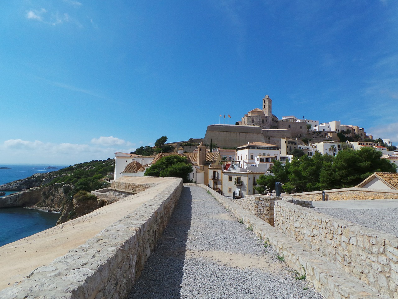 ibiza blue sky free photo