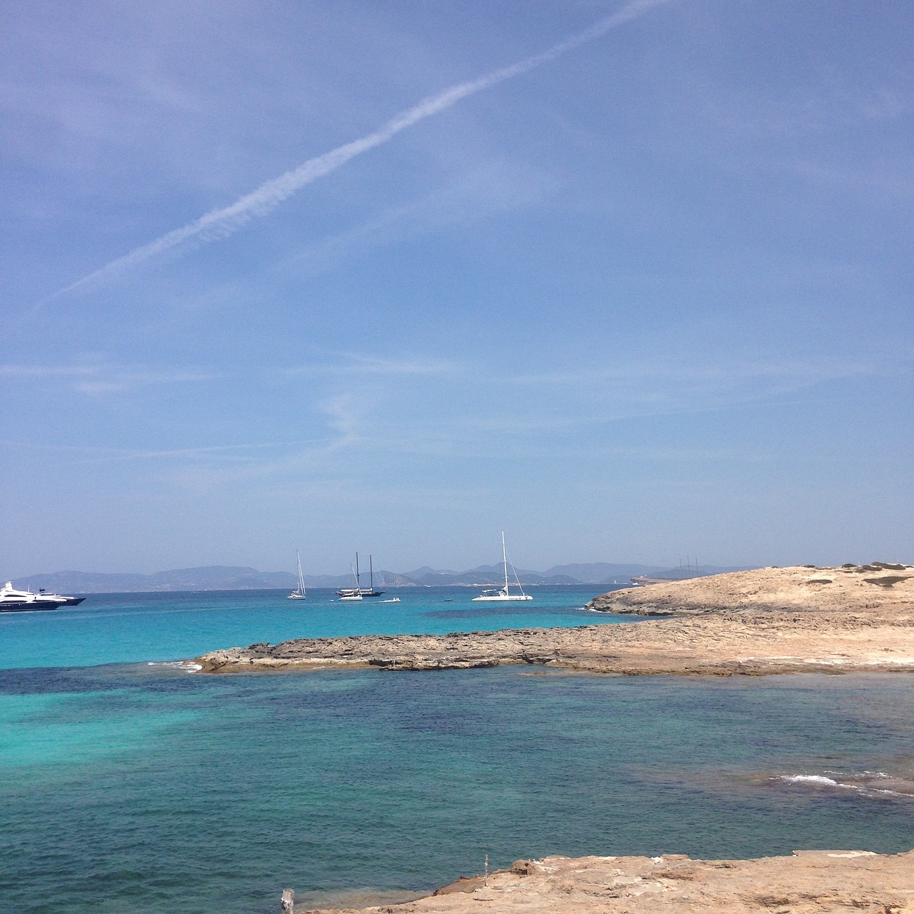 ibiza blue sea free photo