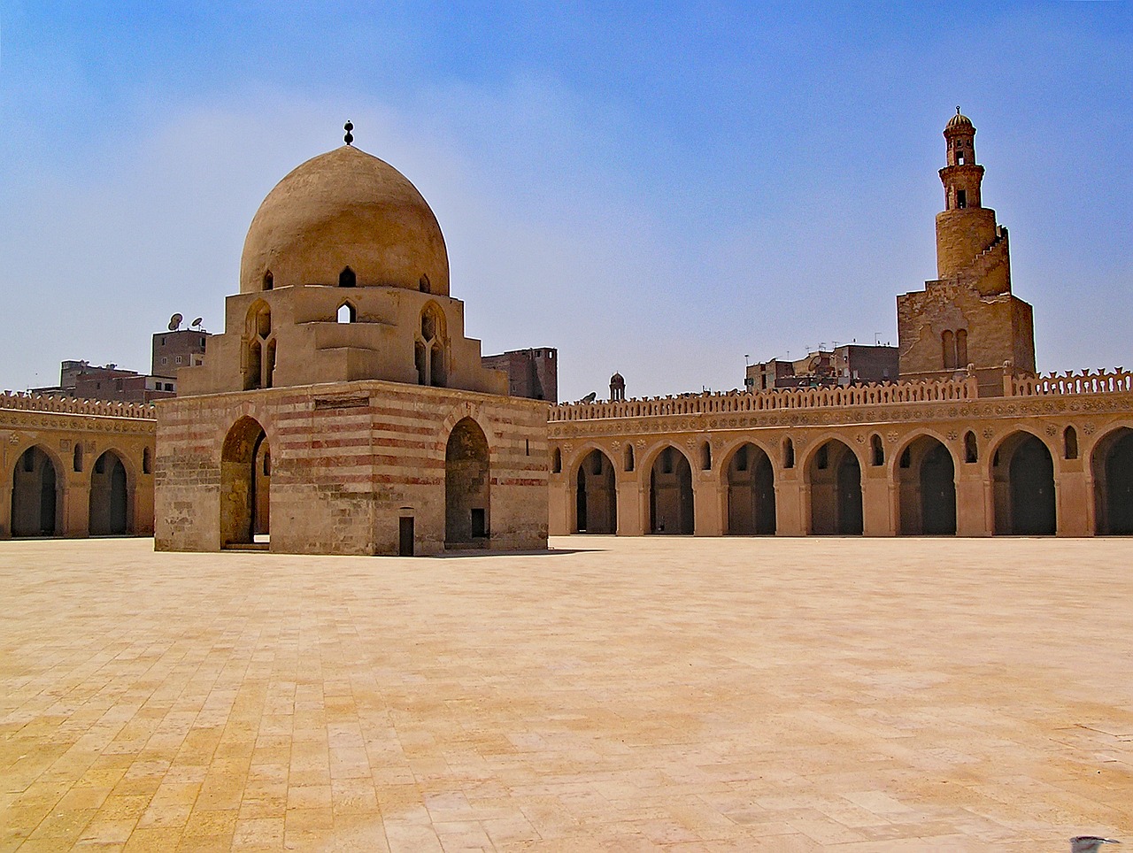 ibn tulun mosque cairo free photo