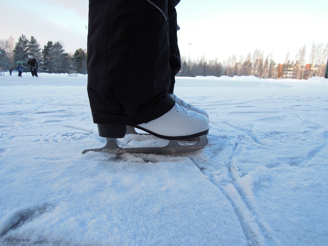 ice skates winter free photo