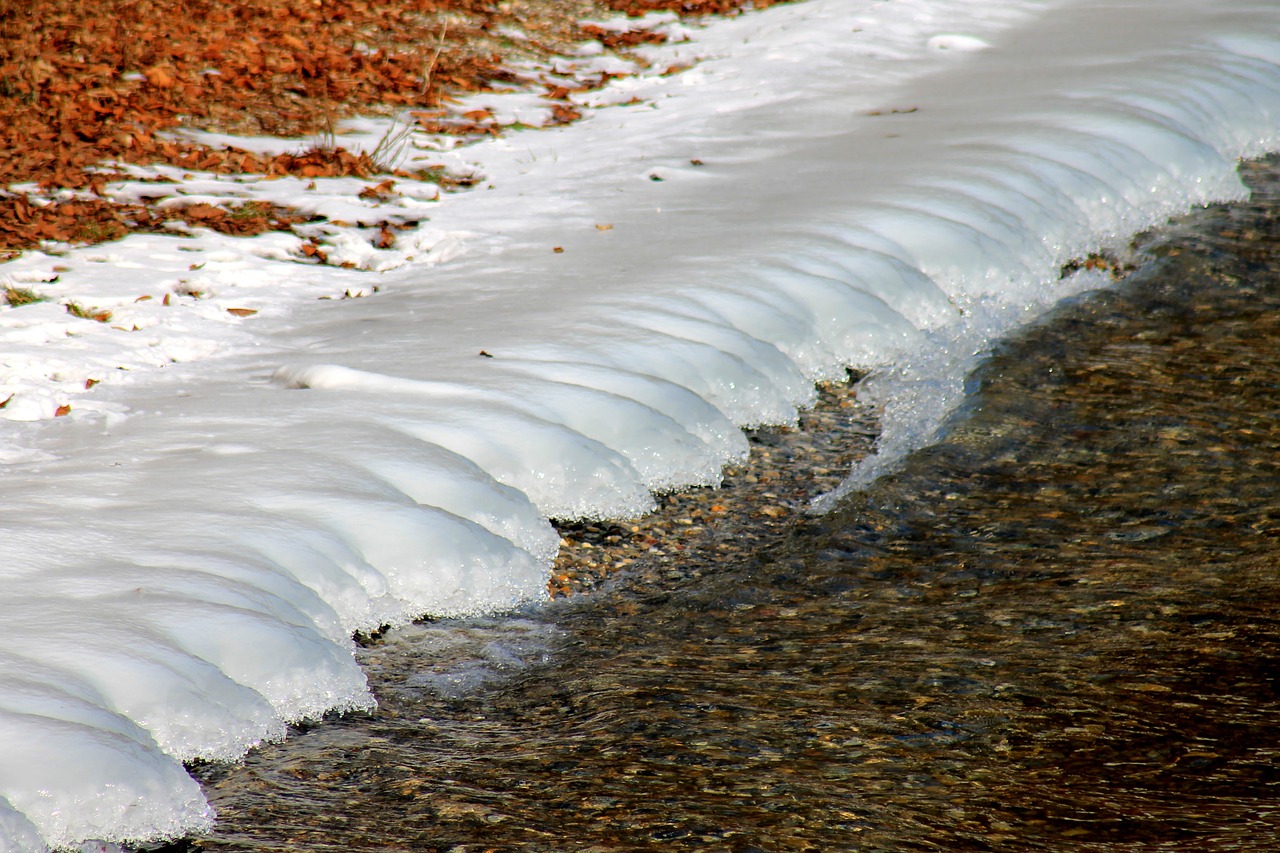 ice water winter free photo