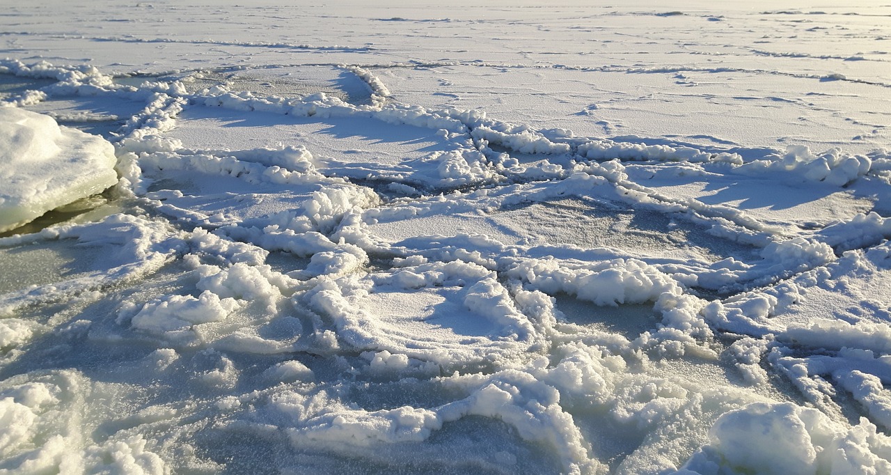 ice sea icy sea free photo