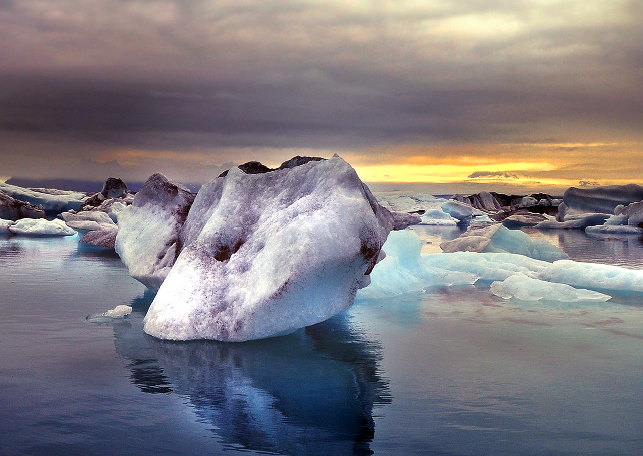 ice iceland glacier free photo