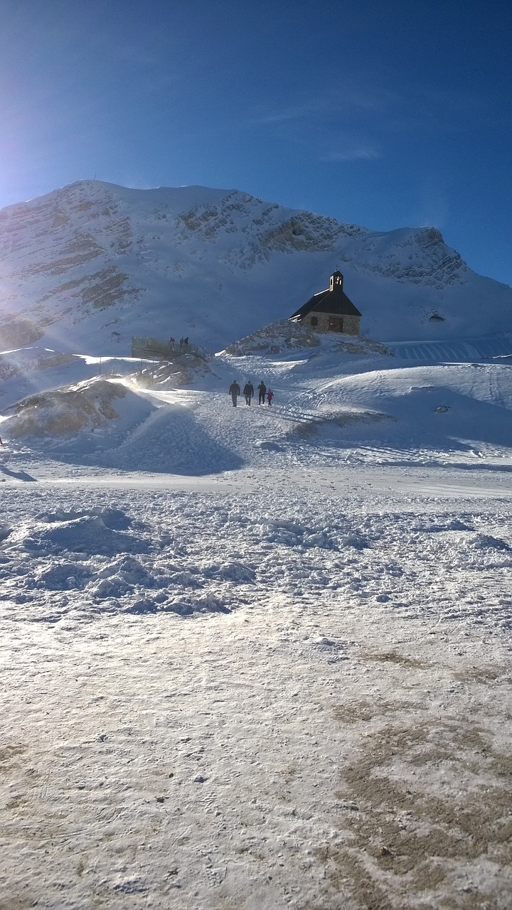 ice zugspitze snow free photo