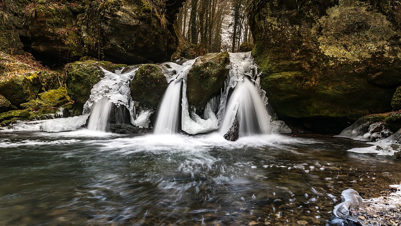 ice winter water free photo