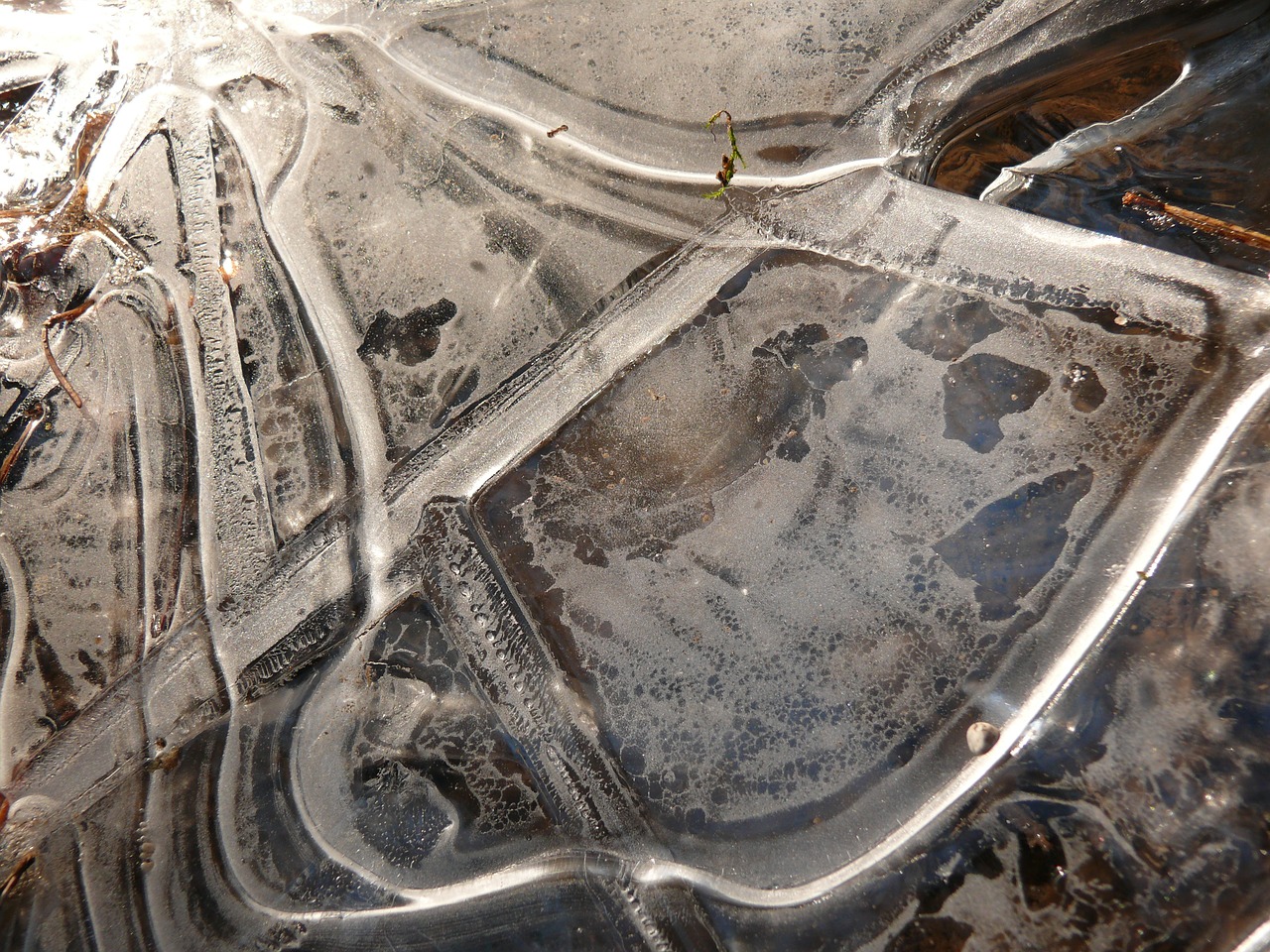 ice winter nature art free photo