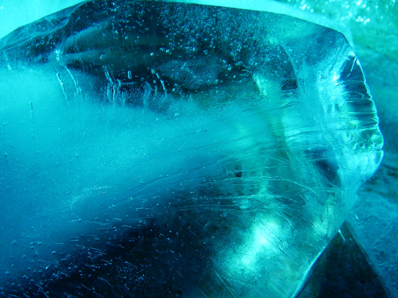 ice blue turquoise free photo