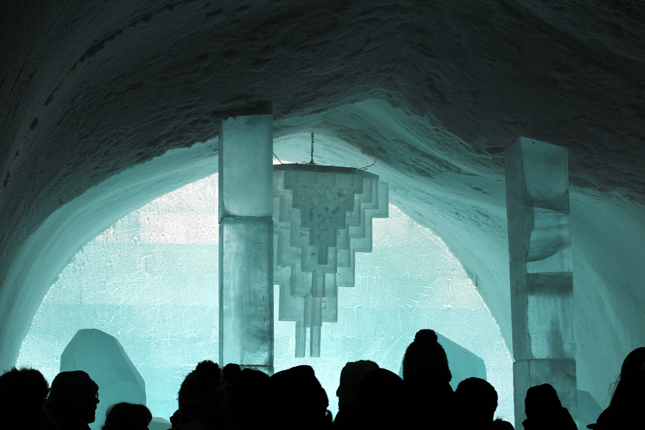 ice snow the ice hotel free photo