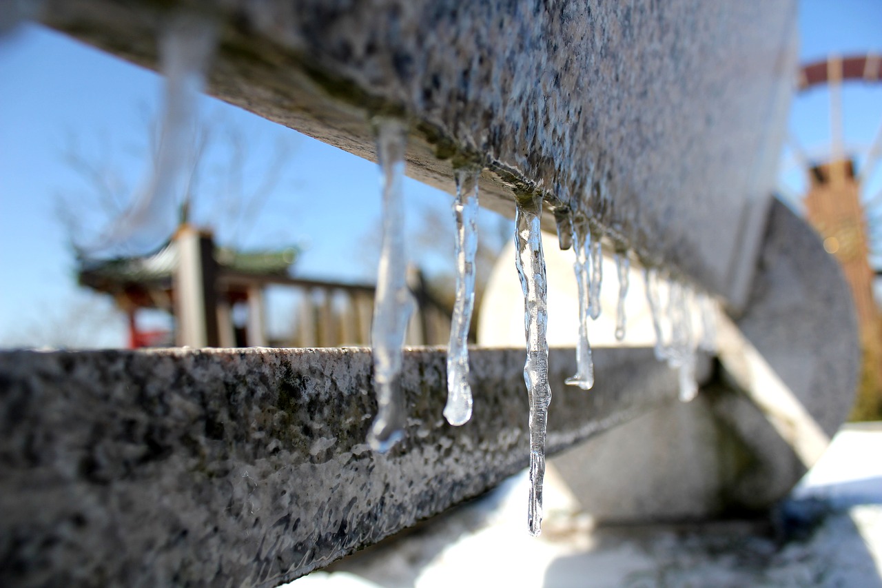 ice flower stool free photo