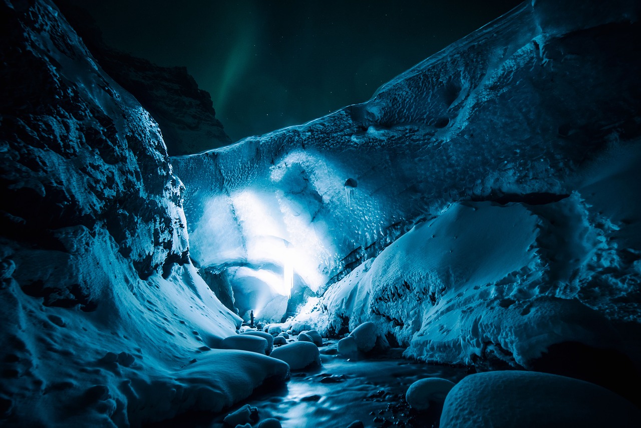 ice cave rocks free photo