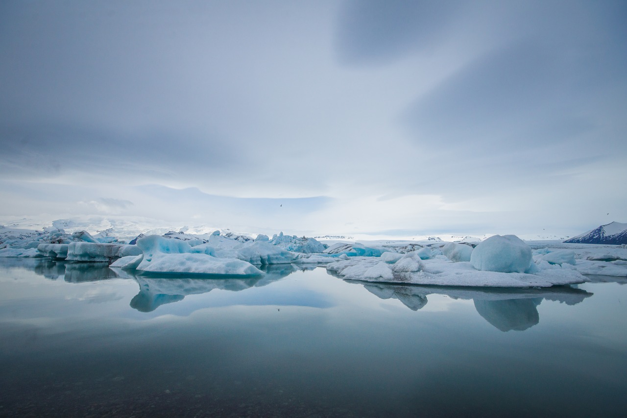 ice glacial ice iceland free photo