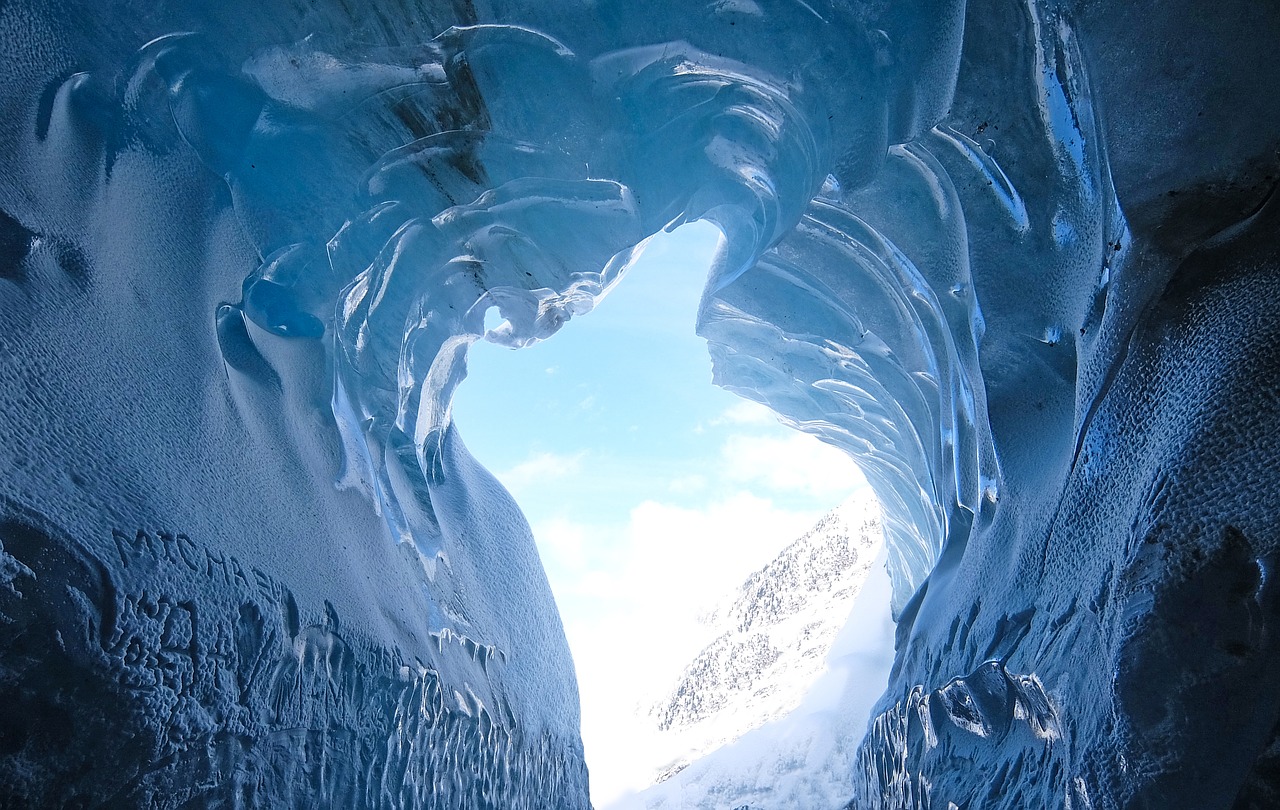 ice cave nature free photo