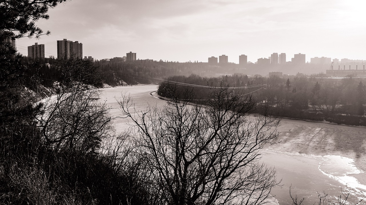 ice river edmonton free photo