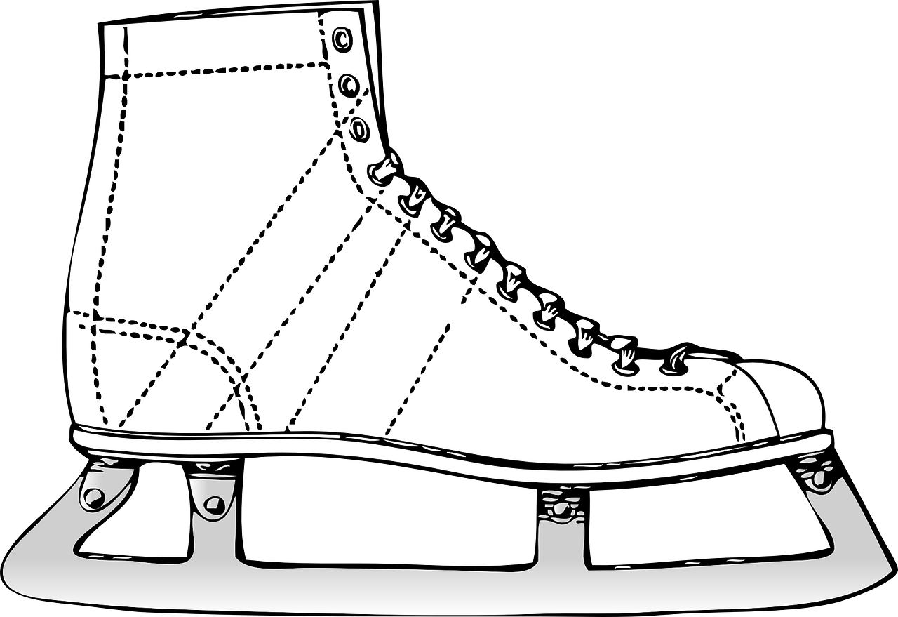 ice skate boot free photo