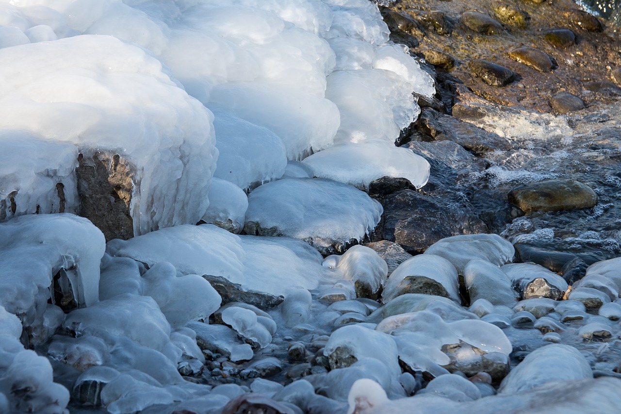 ice water winter free photo