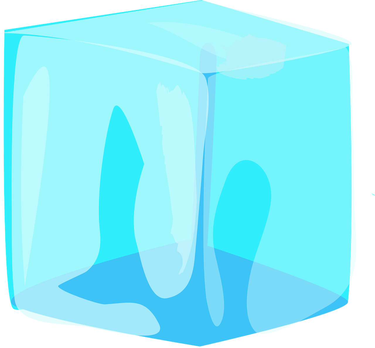 ice cube blue free photo