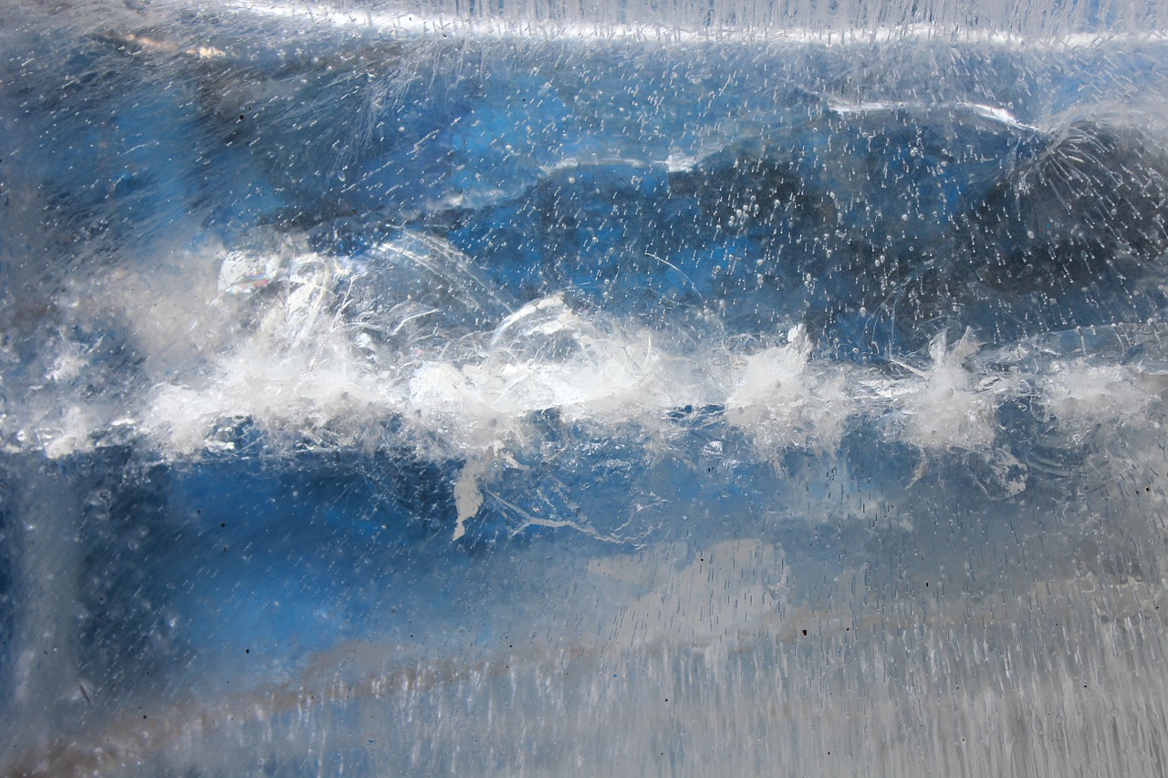 ice abstract icy free photo