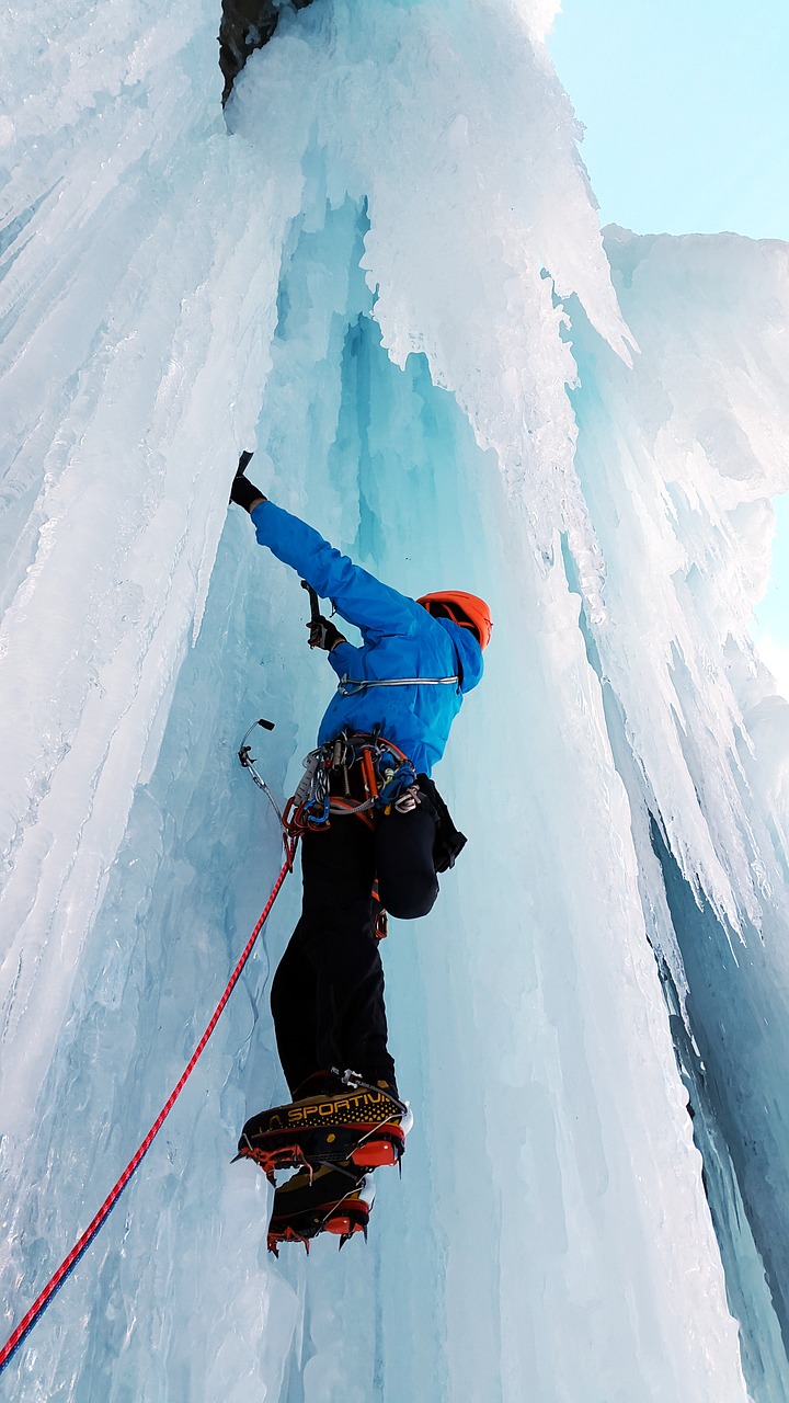 ice climbing  extreme sports  climb free photo
