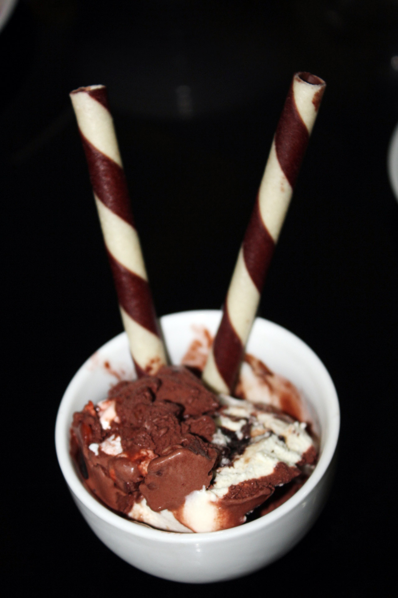 ice cream chocolate waffle free photo