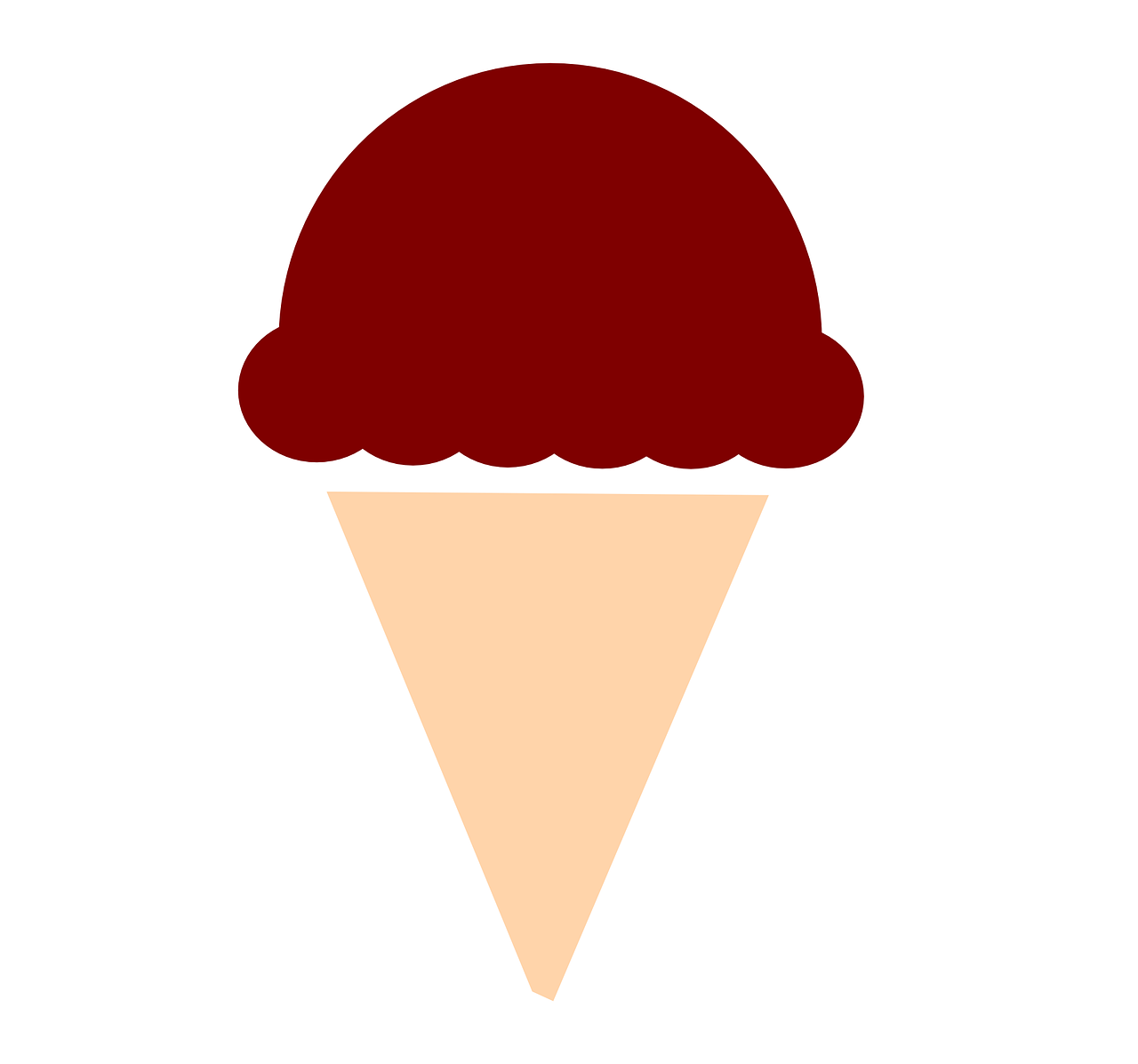 ice cream cone waffle free photo