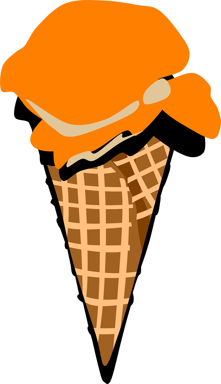 ice cream cone frozen free photo