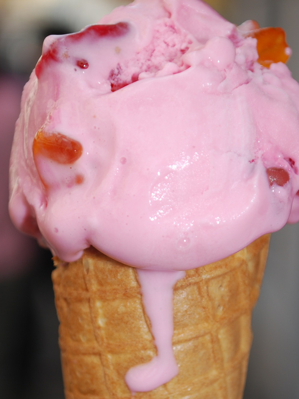 ice-cream ice strawberry free photo