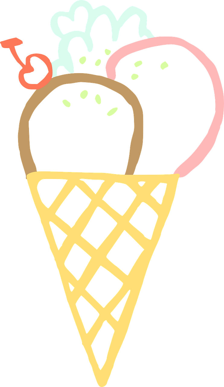 ice cream cone desserts cones free photo