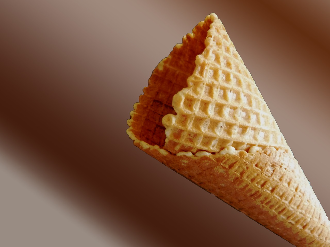 ice cream cone waffle ice free photo