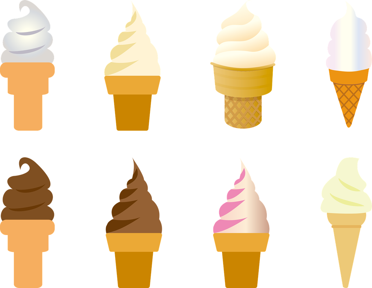 ice cream cone  cold  sweet free photo