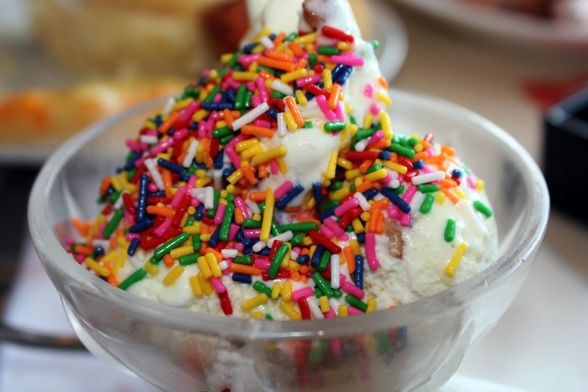 ice cream ice cream  candy sprinkles dessert free photo