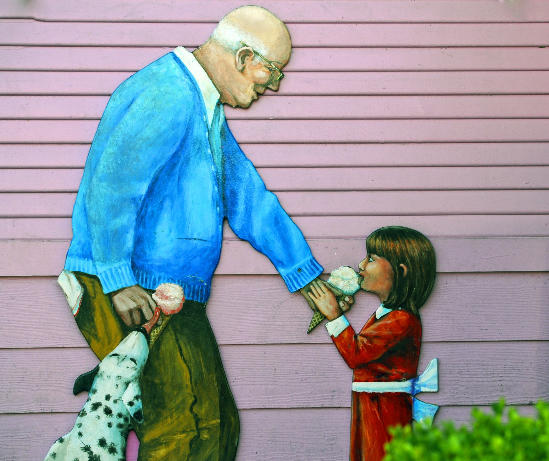 Ice creme,mural,painting,grandpa,grandparent - free image from needpix.com.
