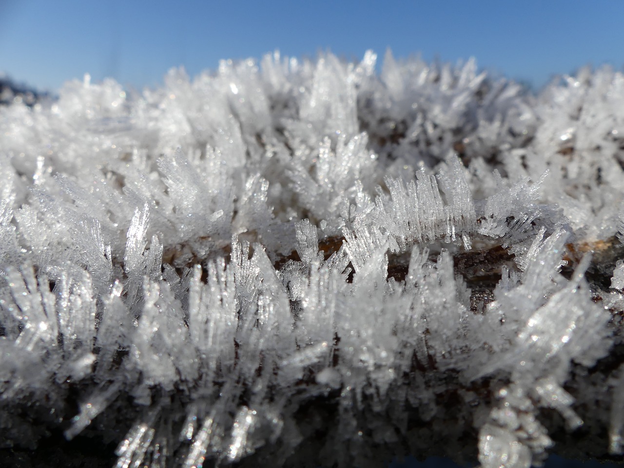 ice crystal winter ice free photo