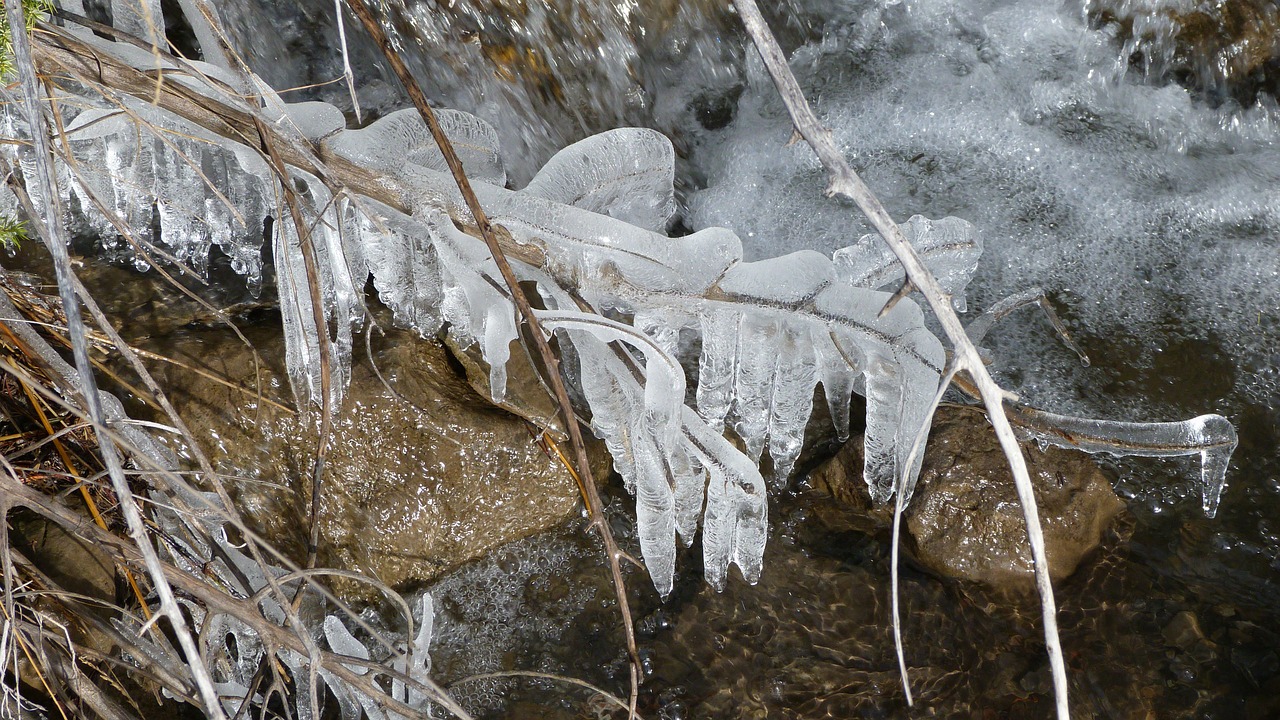 ice formations winter landscapes free photo