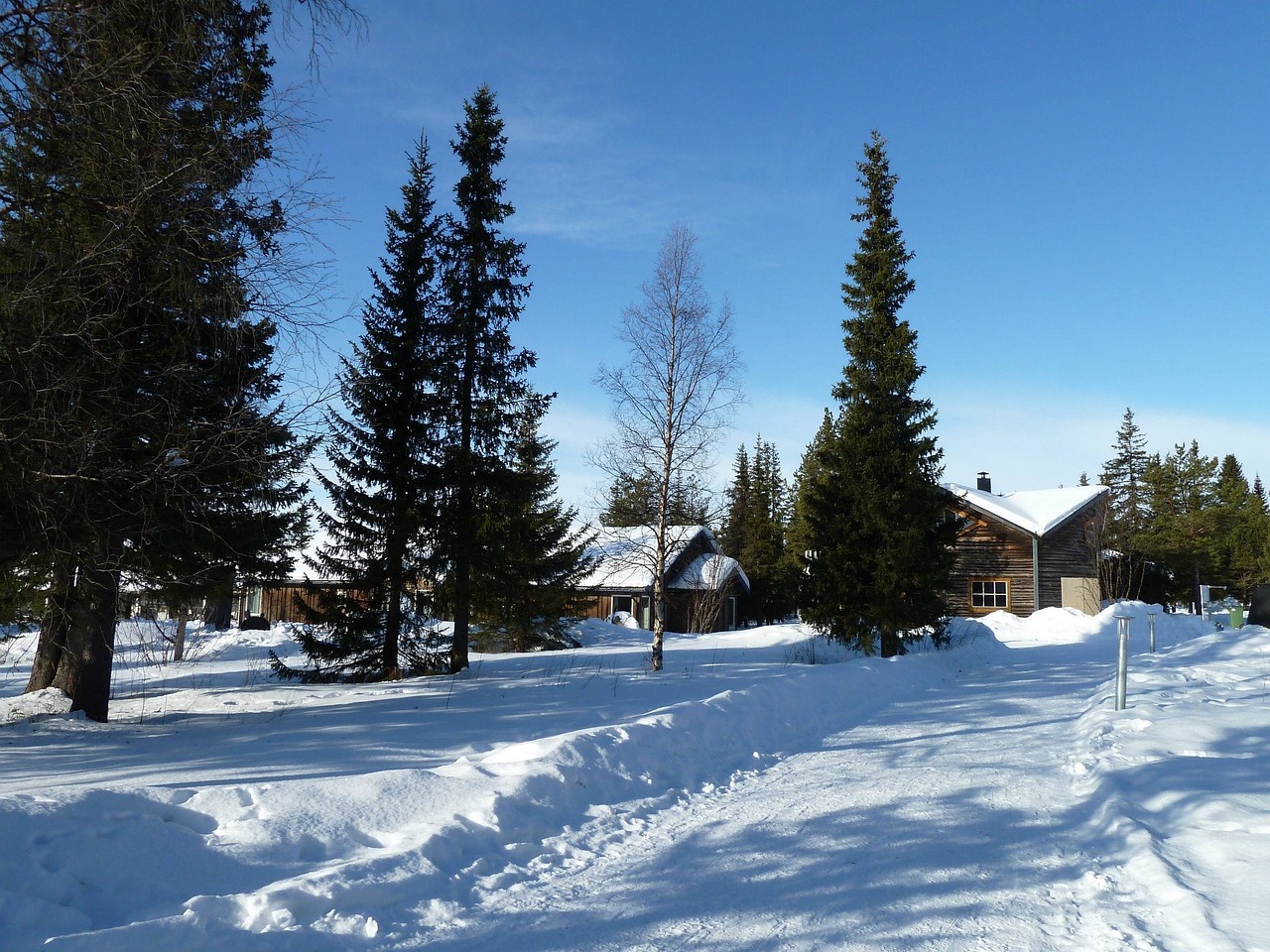 ice hotel scandinavia snow free photo