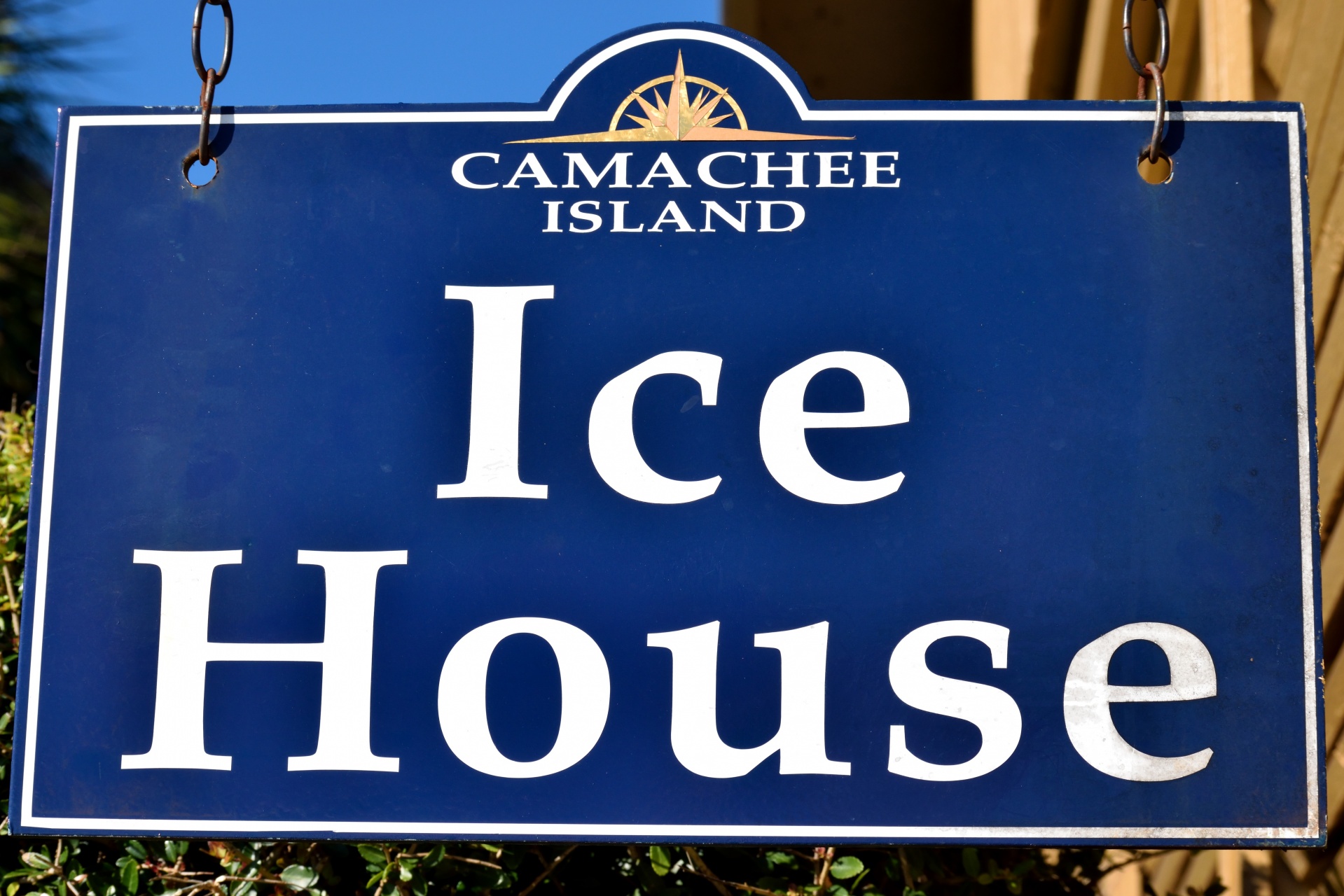 ice ice house sign free photo