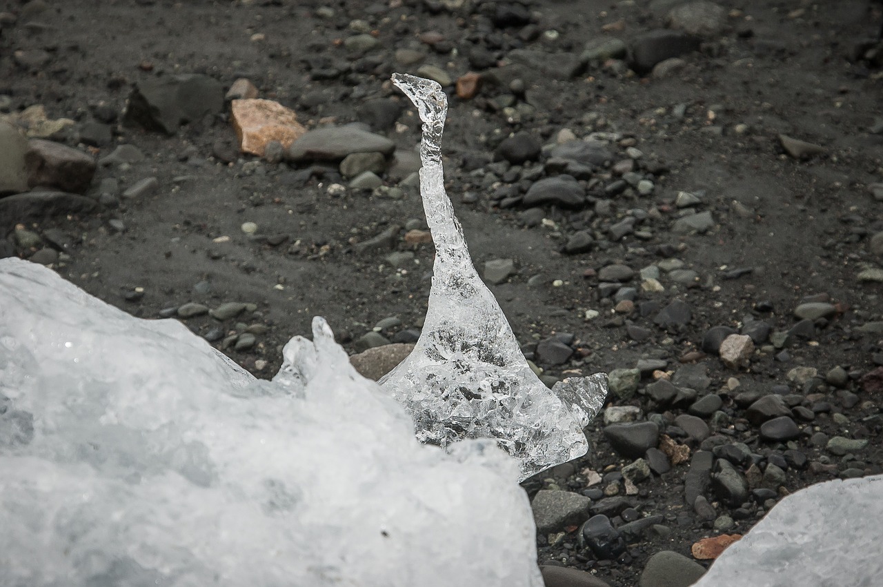 ice sculpture nature frozen free photo